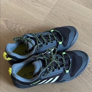 Adidas Terrex Black Acid Yellow 4575 Hiking Shoes